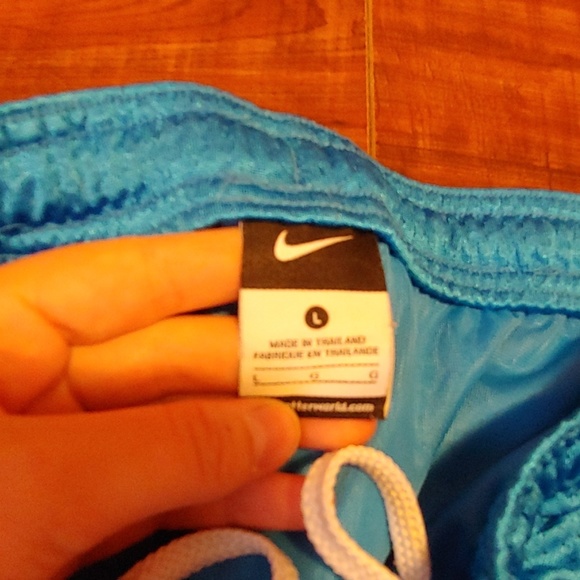 blue Nike Jersey shorts - Picture 3 of 4